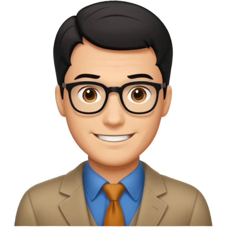 clark kent as in superman 2025 smilling emoji