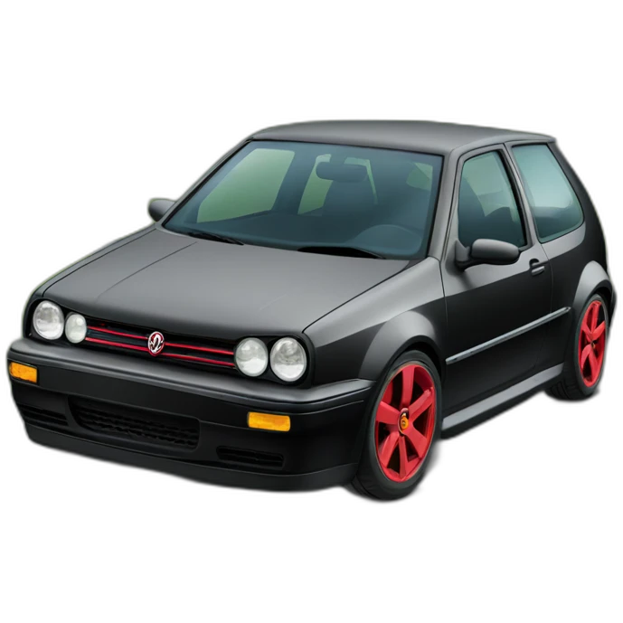 Schwarzblack gti golf iv emoji