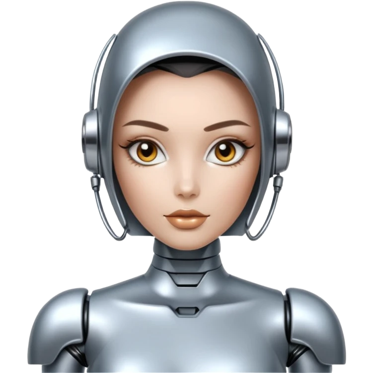 Sexy robot girl emoji