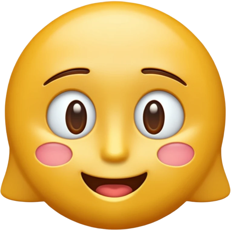 3D render of the 😳 emoji, WhatsApp style, glossy and vibrant, realistic lighting, soft gradient background, high-quality and expressive.

 emoji