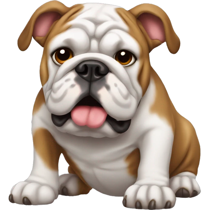 Bulldog inglés error  emoji