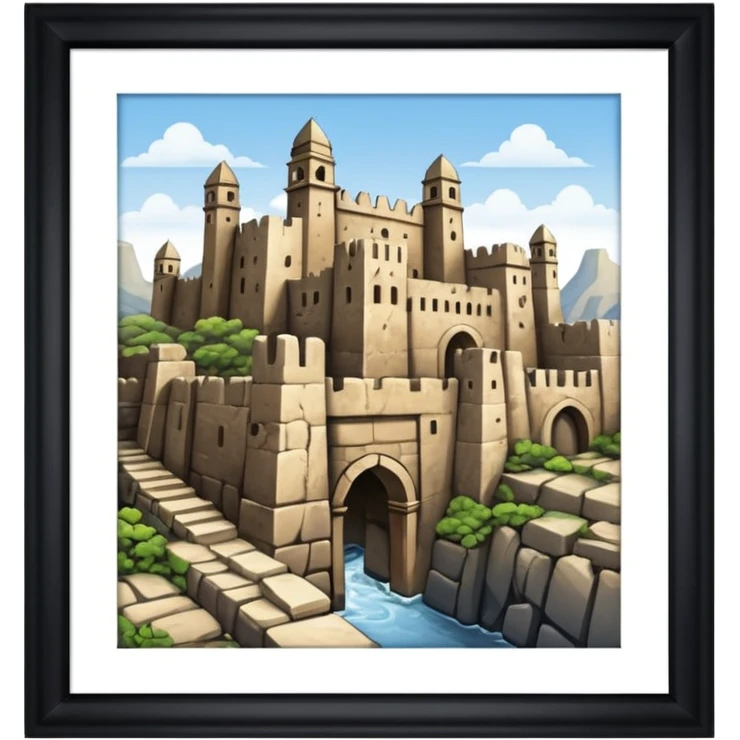 ancient city with high wall emoji