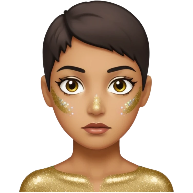 Glitter killer emoji