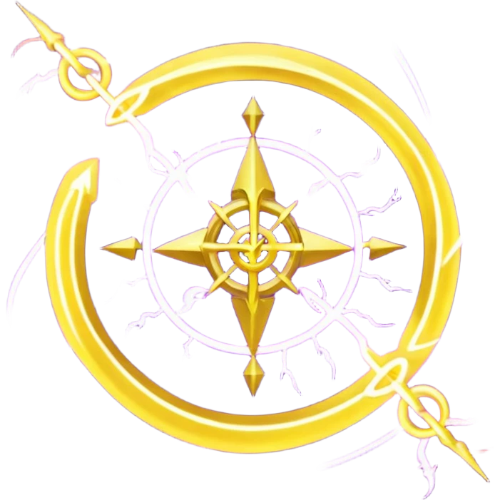 Wiz 101 casting sigil purple and yellow inspired storm magic  emoji