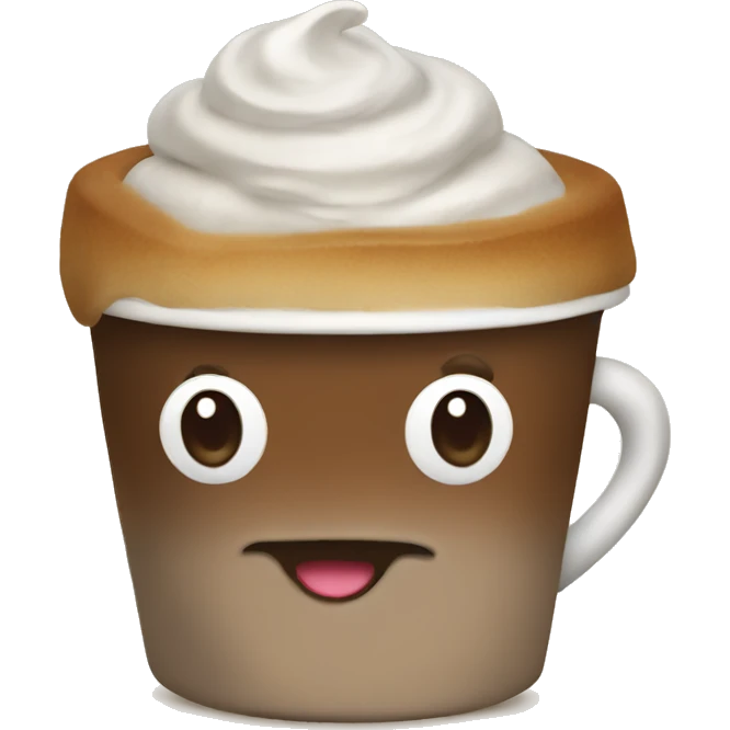 coffee mousseueux  emoji