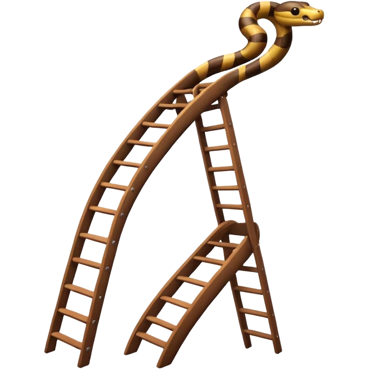 snake on a ladder emoji