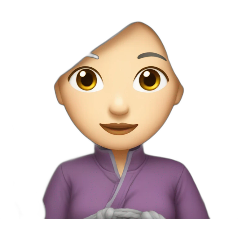 抱着猫的女人 emoji