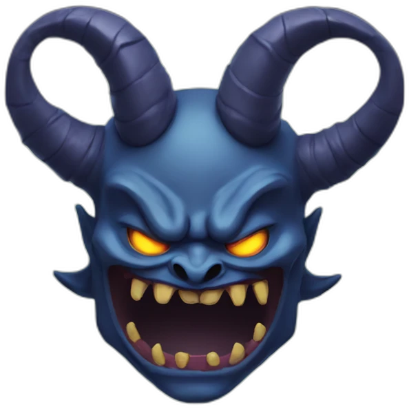 Moon demon emoji