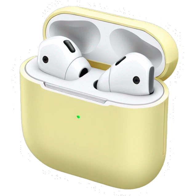  Pale yellow  airpods emoji
