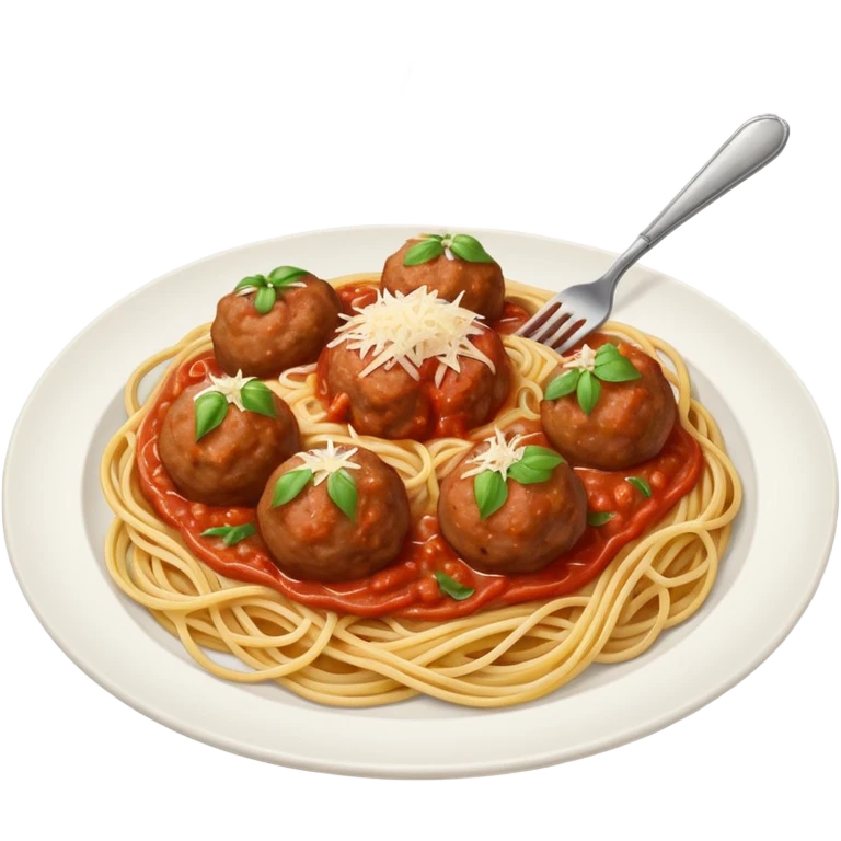Plate of Italian spaghetti  emoji