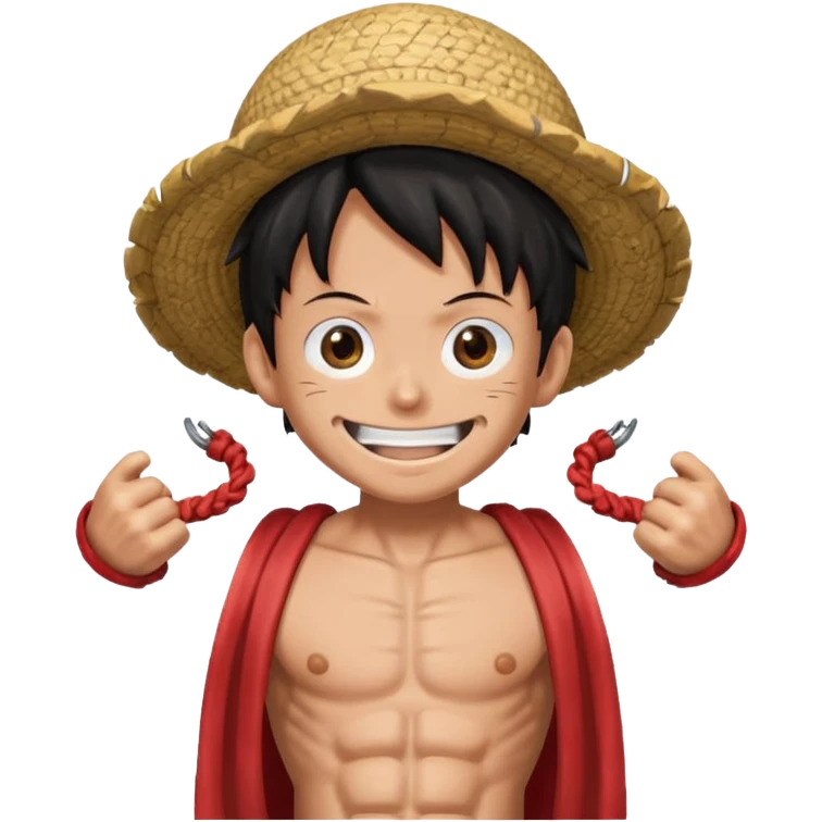 happy luffy gear 5  emoji