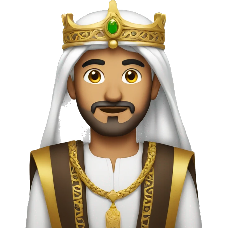 man Arab king  emoji