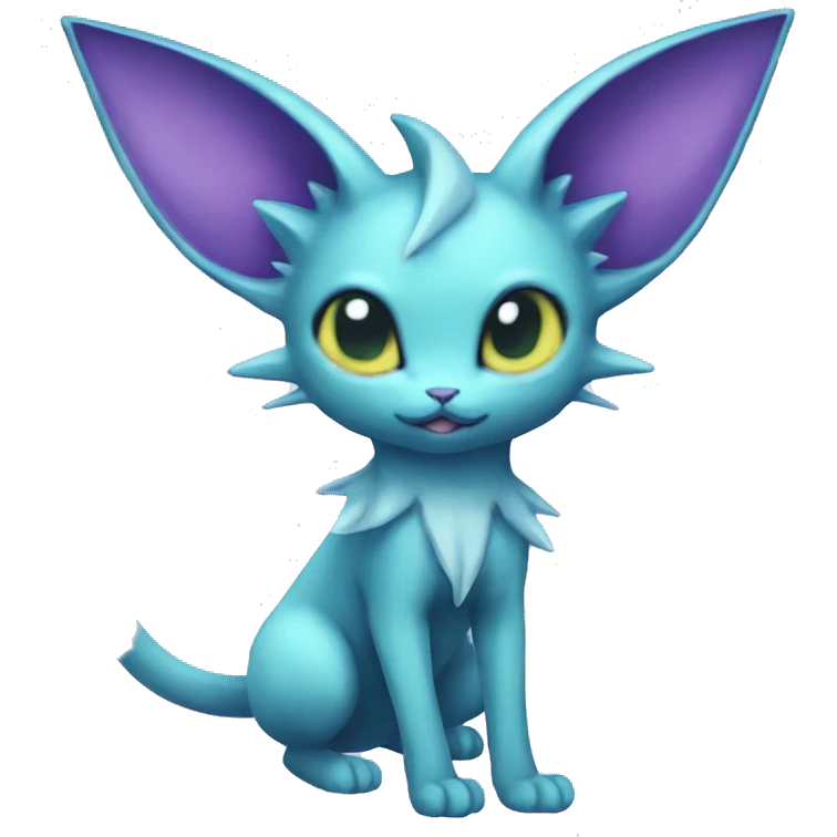Espeon-Vaporeon full body emoji