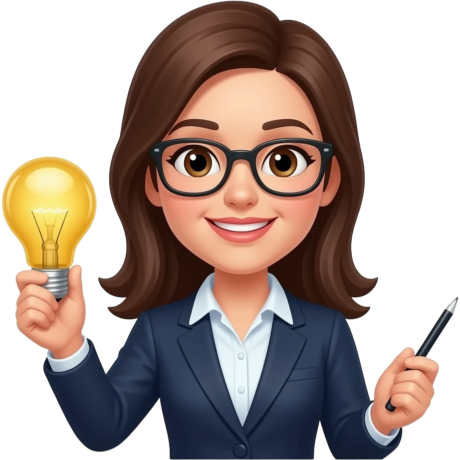👩‍🏫 + 💡 emoji