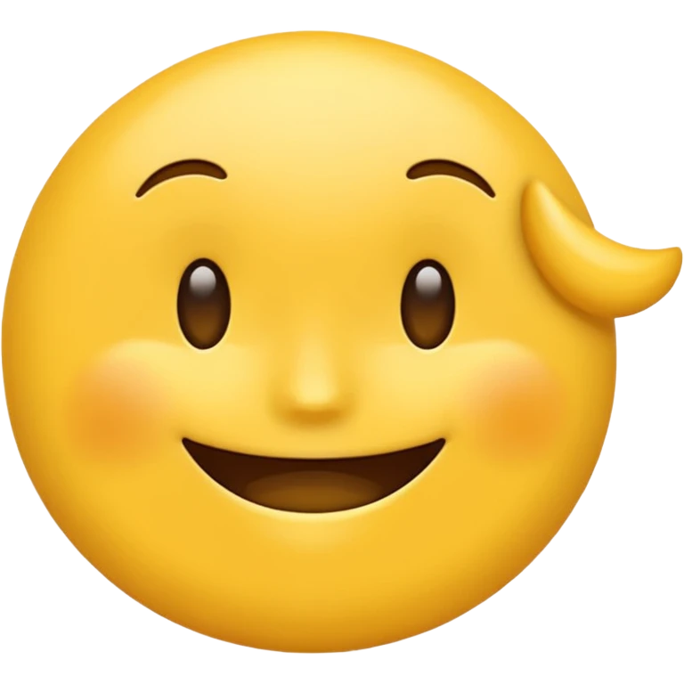 Make it a sideways facing emoji also 2d emoji