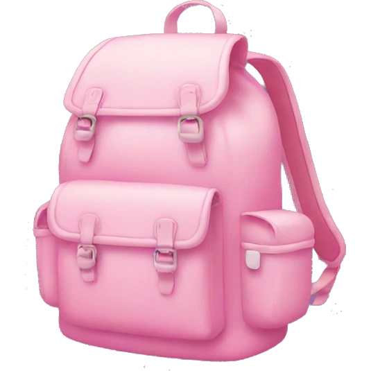 Girly backpack emoji