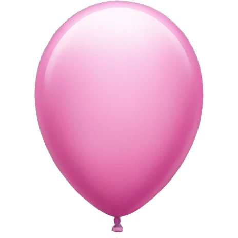 Pink balloon emoji
