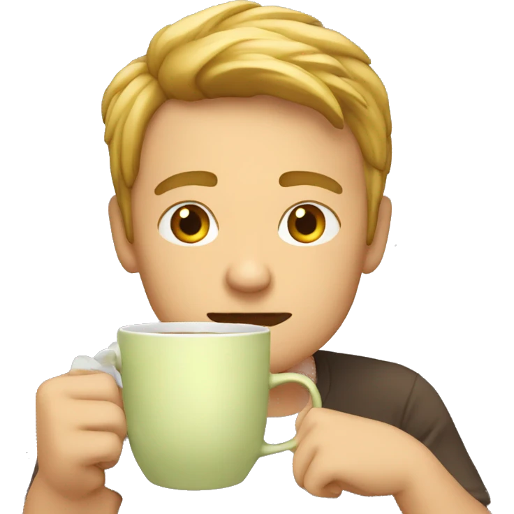 emoji sideeying drinking tea emoji