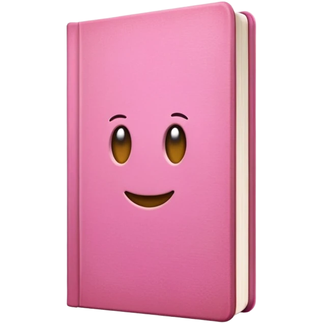 a book with a pink cover
 emoji