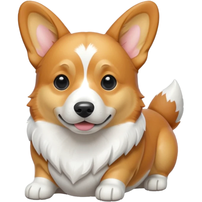 Marble corgi emoji