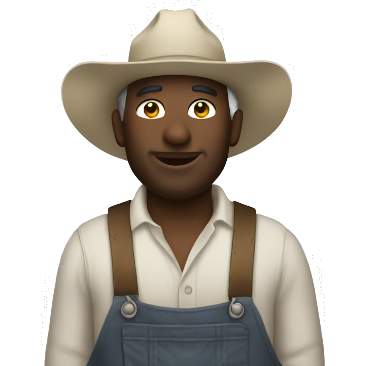  cotton pickin farmer emoji