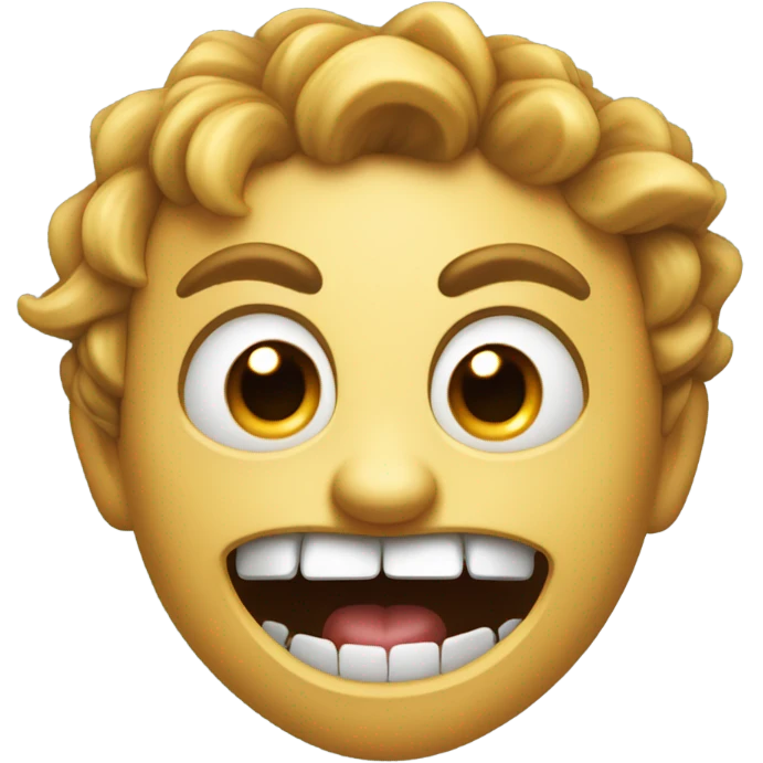 A creepy smile that looks like it’ll kill you  emoji