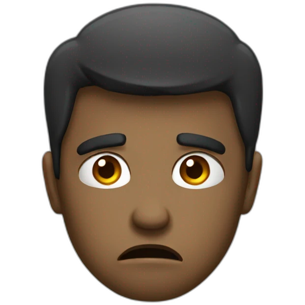 Sad angry  emoji
