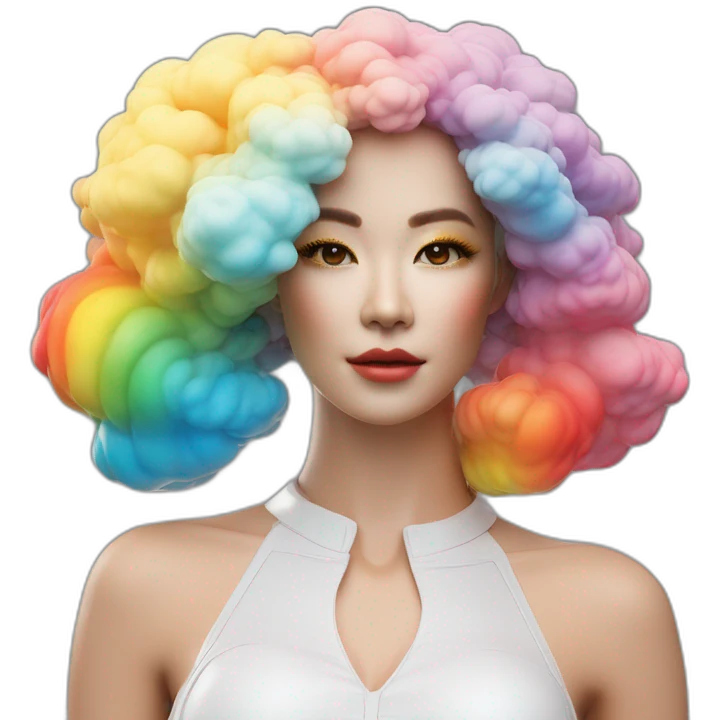 1milf, rainbow-dyed-yonihair, Gold eyes, colorful, autumn, cumulonimbus clouds on derrière Print 3d,accidentalactual-dslr-photo pawgmacrocougarportraiture of shihoriendo clear-vinyl emoji