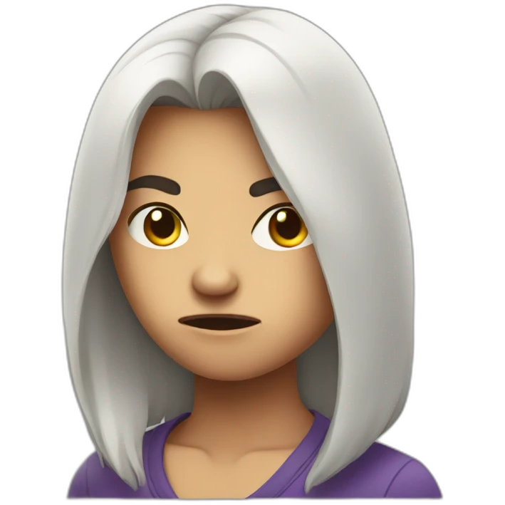 angry teen emoji