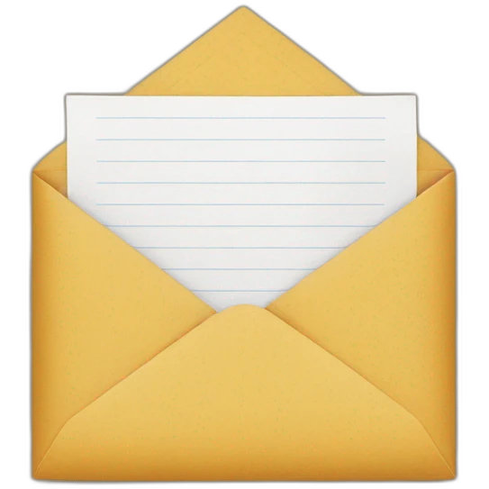 mail paper emoji