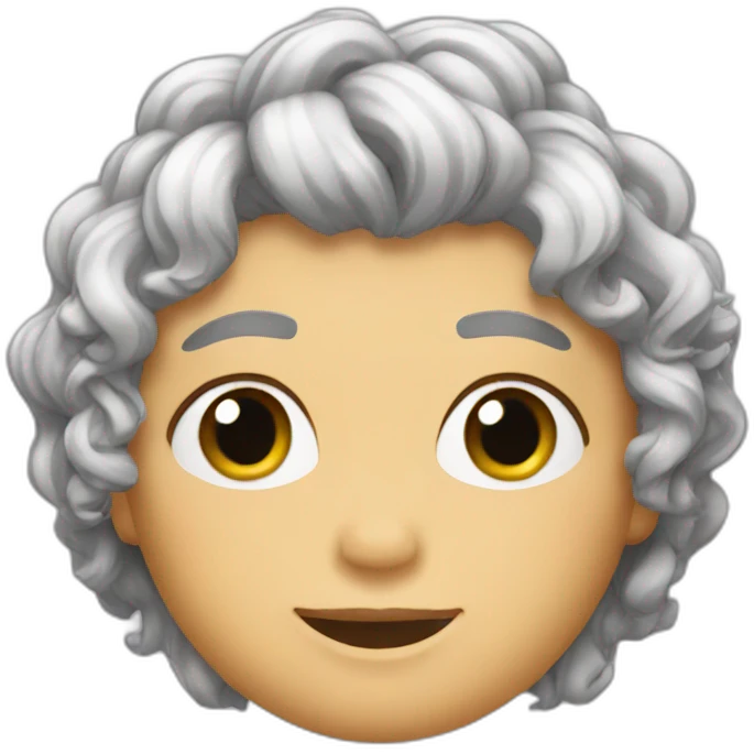 Just hair emoji