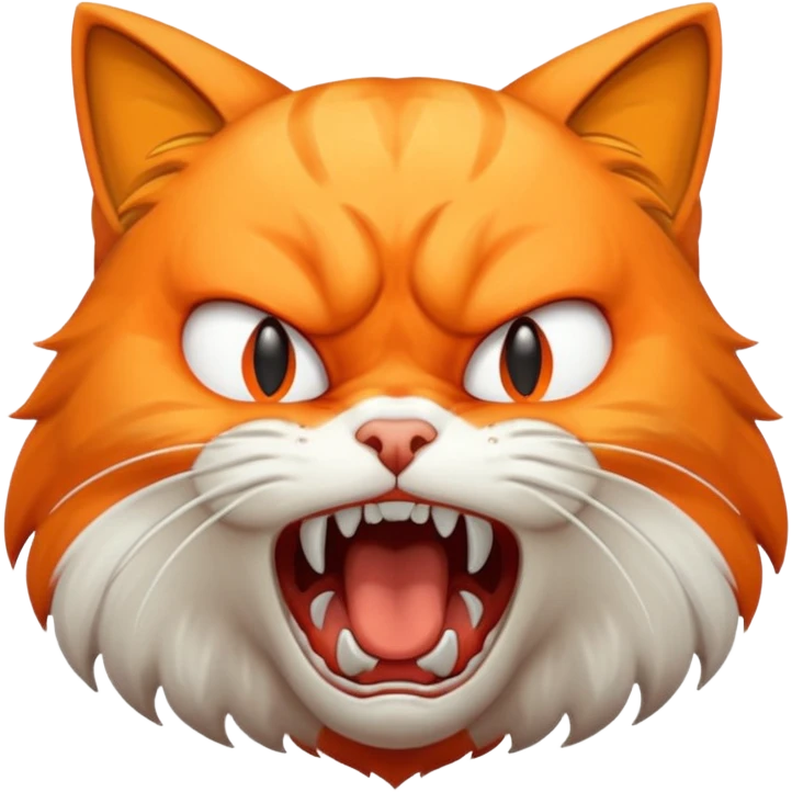 Angry cat emoji
