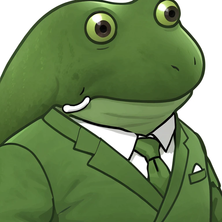 bufo in a japanese suit emoji