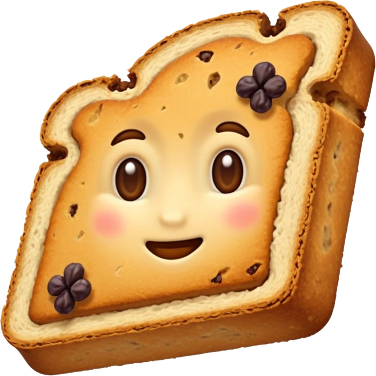 raisin rusk without a face  emoji