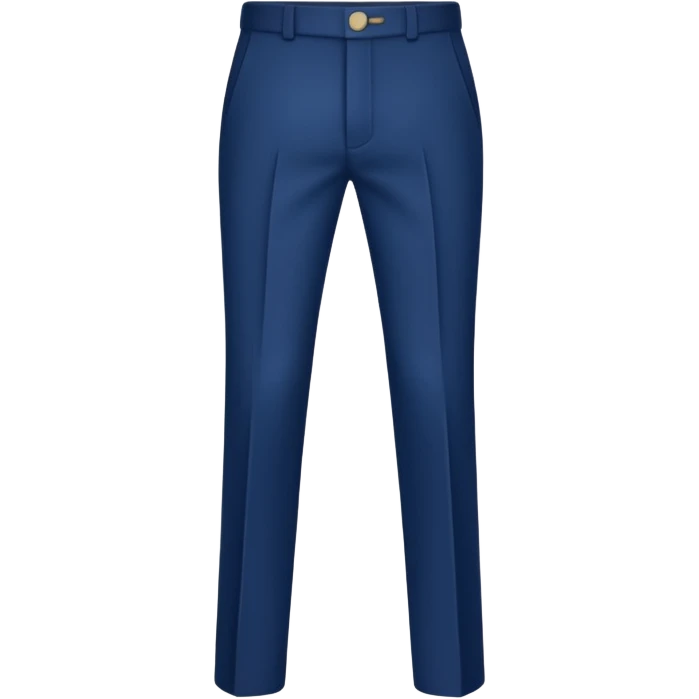 plain isolated dark blue dress pants emoji