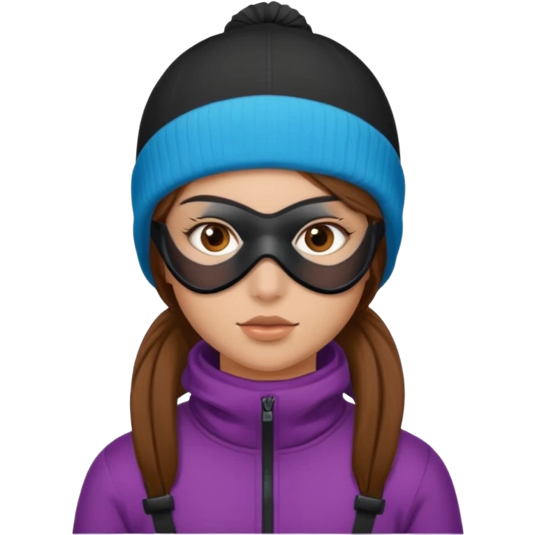 girl in ski mask  emoji