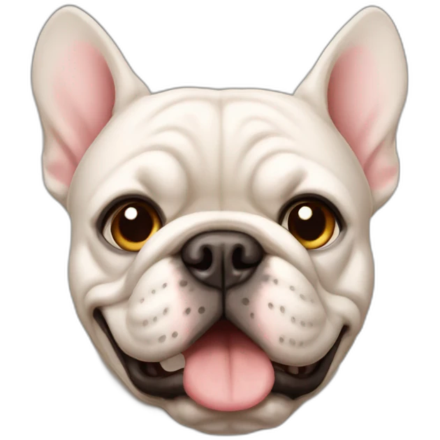 Dog bouledogue emoji
