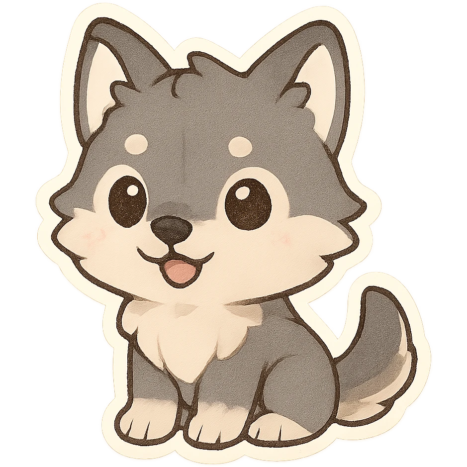 Wolf emoji