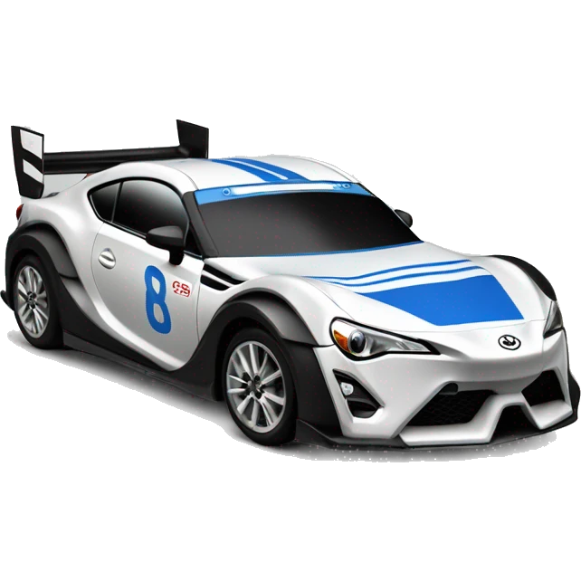 Radio Controlled Captain Rex themed 2013 Toyota 86 shaped like a Formula One race car with exposed turbine wheels  emoji
