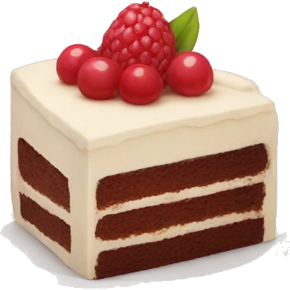 Cake piece emoji