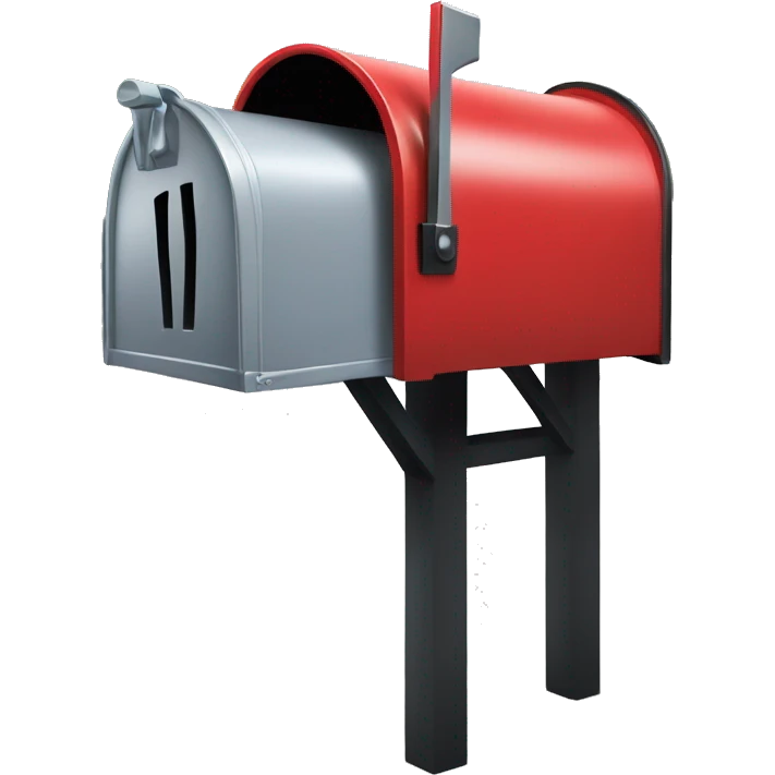 a mailbox of a superhero emoji