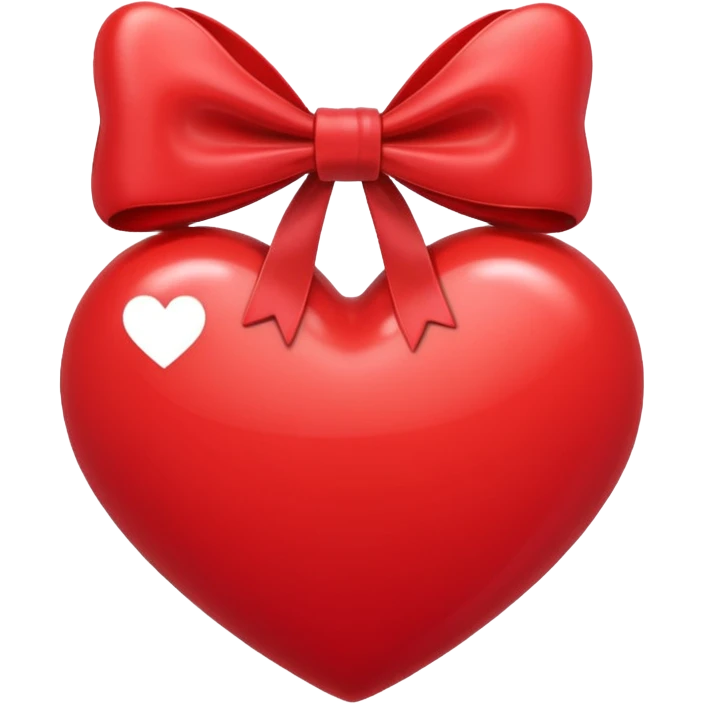 Heart with bow  emoji