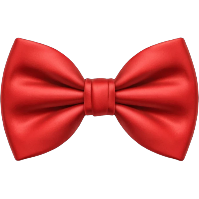 Papillon morbido rosso emoji