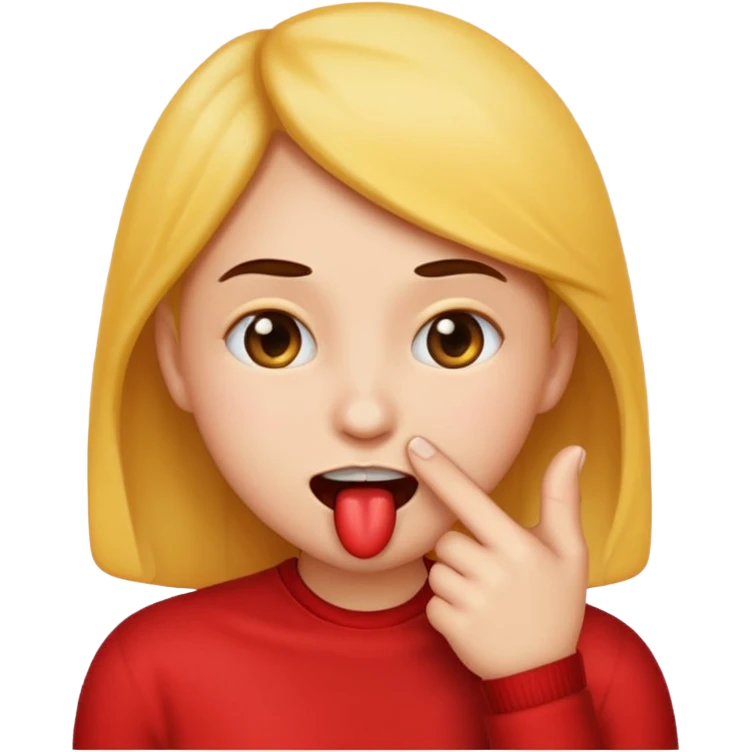Quiero un emoji que este enamorado y se muerda el dedo  emoji