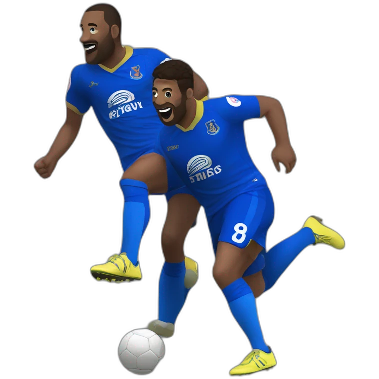 Portsmouth football club beating Southampton football club emoji