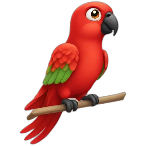 Red Parrot emoji