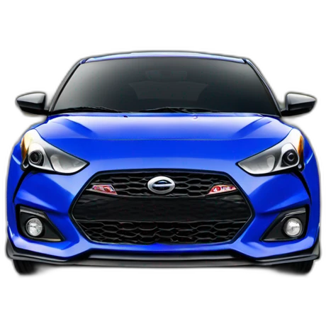 Veloster N performance blue emoji