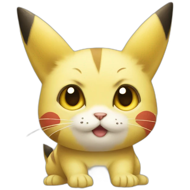 Pikachu cat emoji