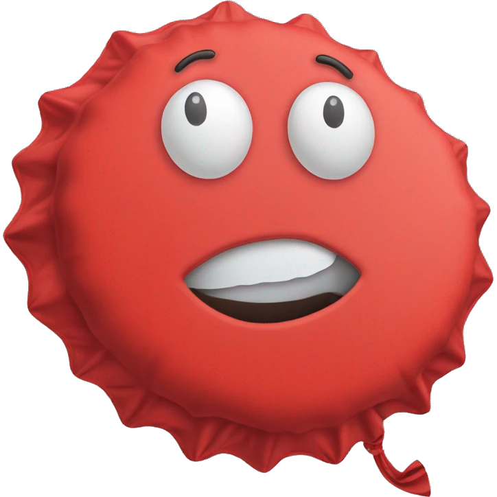 red whoopee cushion emoji