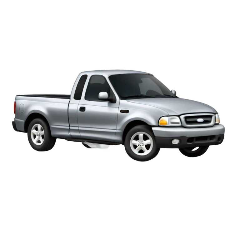 silver 2002 ford lightning emoji